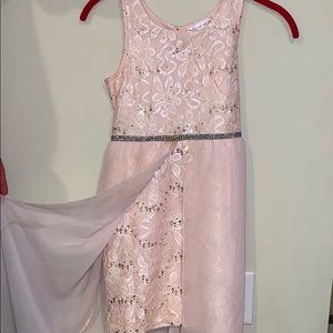 Light pink party dress